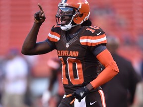 Robert Griffin III has been reborn with the Browns, who have given him a chance to revive his career and hope RG3 can guide them through another rebuilding project. (AP Photo/David Richard/Files)