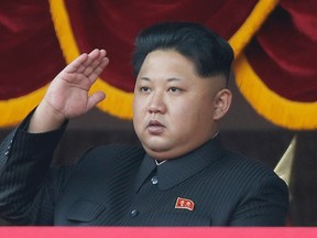 In this Oct. 10, 2015, file photo, North Korean leader Kim Jong Un salutes at a parade in Pyongyang, North Korea. South Korean and international monitoring agencies reported Friday, Sept. 9, 2016, an earthquake near North Korea's northeastern nuclear test site, a strong indication that Pyongyang had detonated its fifth atomic test explosion. (AP Photo/Wong Maye-E, File)