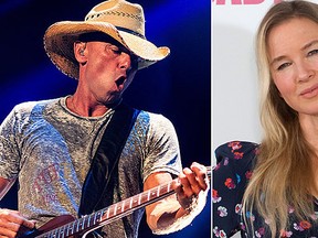 Kenny Chesney, left, and Renee Zellweger are pictured in these file photos. (Getty Files)