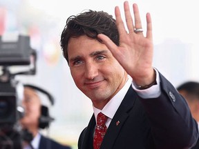 Canadian Prime Minister Justin Trudeau arrives at the Hangzhou International Expo Center on September 4, 2016 in Hangzhou, China. World leaders are gathering for the 11th G20 Summit from September 4-5. (Rolex Dena Pena - Pool/Getty Images)