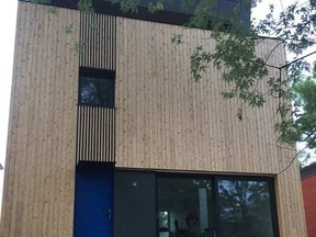 Architect Mark Rosen’s ‘Wander House’ on Bayswater Avenue was completed only a few days ago and will be one of about 30 homes and buildings featured in the Ottawa Green Energy Doors Open (GEDO) tour this weekend.