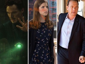 Some of the movies you WON'T see at TIFF 2016: (From left) Doctor Strange, The Accountant and Inferno. (Handout photo)