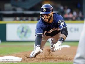 Regular playing time has turned Jonathan Villar into the NL's version of Jose Altuve. (Elaine Thompson, AP)