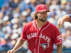 Toronto Blue Jays pitcher R.A. Dickey. (FRED THORNHILL/CP files)
