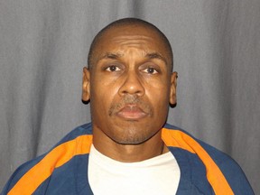 This undated photo provided by the Michigan Department of Corrections shows Michael Darnell Harris. Ingham County Circuit Court set a Sept. 23, 2016, hearing to consider new evidence that could overturn the conviction of Harris in the slaying of Ula Curdy, the Detroit Free Press reported. Harris is serving life sentences for killing Curdy as well as multiple other women. (Michigan Department of Corrections via AP)