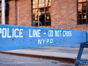 A police barricade is pictured in New York in this file photo. (Onnes/Getty Images)