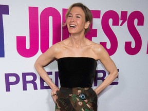 Renee Zellweger attends the premiere of "Bridget Jones' Baby" at The Paris Theatre on Monday, Sept. 12, 2016, in New York. (Photo by Charles Sykes/Invision/AP)