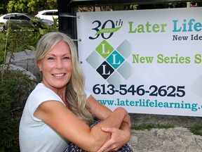 Natalie Holland, organizer of Later Life Learning at the Crossroads United Church in Kingston on Thursday September 8 where the lectures will be taking place starting later this month.. Ian MacAlpine /The Whig-Standard/Postmedia Network