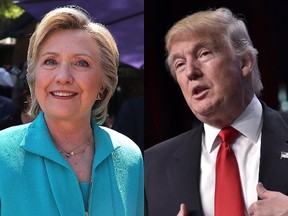 Presidential candidates Hillary Clinton and Donald Trump (Getty)