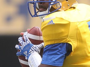 Kevin Glenn, during practice in Winnipeg Tuesday, Sept. 13, 2016.