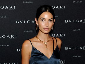 Lily Aldridge attends the Bulgari 2016/2017 International Campaign Muse announcement on September 12, 2016 in New York City. (Photo by Craig Barritt/Getty Images for Bulgari)