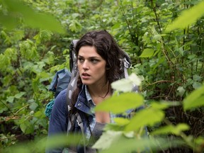 This image released by Lionsgate shows Callie Hernandez in a scene from "Blair Witch."