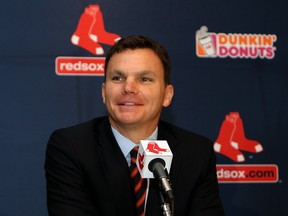 A little more than a year after it was announced Mark Shapiro would be joining the organization as president and CEO, the Jays hired former Boston Red Sox GM Ben Cherington as VP of baseball operations. (Jim Rogash/Getty Images)