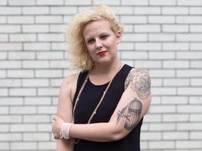 Mandi Gray poses for a portrait in Toronto on Friday, July 15, 2016. (THE CANADIAN PRESS/Chris Young)