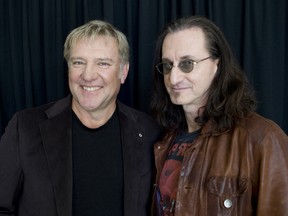 Alex Lifeson, left, and Geddy Lee from Rush. (Toronto Sun files)
