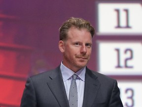Daniel Alfredsson of the Ottawa Senators attends round one of the 2016 NHL Draft on June 24, 2016 in Buffalo, New York. (Photo by Bruce Bennett/Getty Images)