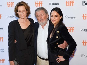 Sigourney Weaver, Walter Hill, and Michelle Rodriguez. (WENN.COM)