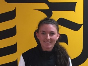 Cambrian Golden Shield women's soccer team member Tiffany Johnson was named OCAA athlete of the week this week after scoring 10 goals in two games last weekend. The talented Johnson is now 12 goals away from the OCAA record.