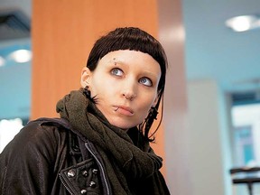 Rooney Mara in a scene from The Girl with the Dragon Tattoo.