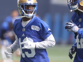 T.J. Heath will suit up for his first game as a Winnipeg Blue Bomber against Toronto, his old team. (Chris Procaylo/Winnipeg Sun)