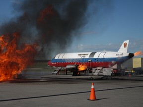 Airport training plane crash