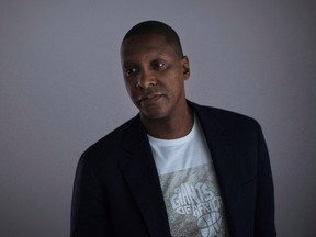 Masai Ujiri pictured in Toronto as he promotes the documentary "Giants of Africa" during the 2016 Toronto International Film Festival on Sept. 15, 2016. (THE CANADIAN PRESS/Chris Young)