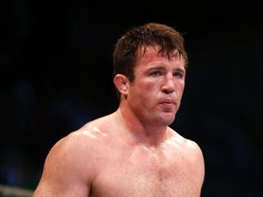 Chael Sonnen is returning to mixed martial arts with the Bellator promotion, the veteran fighter tells The Associated Press. (Gregory Payan/AP Photo/Files)