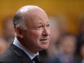 Liberal MP Denis Paradis delivers a speech prior to the vote for the election of a new Speaker to preside over the House of Commons on Parliament Hill in Ottawa on Thursday, Dec. 3, 2015. Paradis says he would like the House of Commons committee he chairs to explore the idea of making Ottawa an officially bilingual city. (THE CANADIAN PRESS/Sean Kilpatrick)