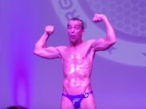 Steve Alexy 43-year-old man with with cerebral palsy has turned himself into a bodybuilder and inspired countless people with his determination. (YouTube screengrab)