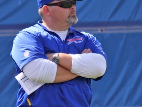 The Bills fired offensive coordinator Greg Roman just two games into the season. (John Kryk/Postmedia Network)