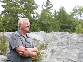 Gino Donato/Sudbury Star
Harry Barr, chairman and CEO of Pacific North West Capital Corp., at the company's River Valley PGM deposit in River Valley, east of Sudbury.