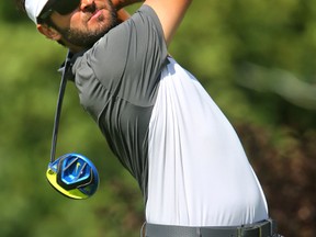 Paul Barjon won the Mackenzie Tour Freedom 55 Financial Championship Sunday at Highland Country Club on Sunday. Barjon?s 22-under par 258 over four rounds is a tournament record. (Mike Hensen/The London Free Press)