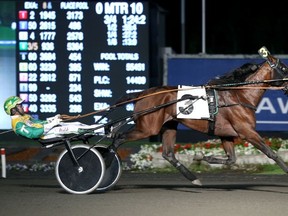 Bar Hopping won the Canadian Trotting Classic on Saturday night at Mohawk Racetrack.