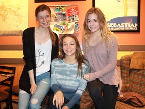 Olivia Musico, Steph Shaw and Randi Babcock talked publicly about their struggles with mental illness and eating disorders in May 2016. (Carl Hnatyshyn/Postmedia Network)