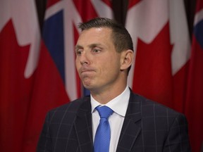 Ontario Leader Patrick Brown on Sept. 12, 2016. (The Canadian Press photo)