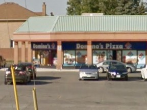 Domino's on Wexford Rd. in Brampton that was robbed Aug. 12, 2016. (Google screengrab)