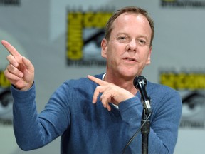 Actor Kiefer Sutherland attends the "24: Live Another Day" panel during Comic-Con International 2014 at the San Diego Convention Center on July 24, 2014, in San Diego, Calif. (Ethan Miller/Getty Images)