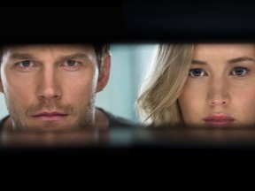 Jennifer Lawrence and Chris Pratt star in 'Passengers.' (Handout)