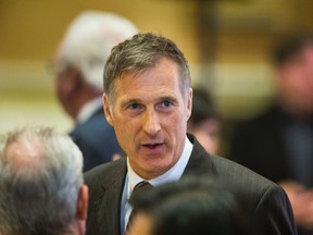 MP Maxime Bernier and candidate for the leadership of the Conservative Party of Canada, addresses the Canadian Club Toronto at the Fairmont Royal York Hotel in downtown in Toronto on September 20, 2016. (Ernest Doroszuk/Toronto Sun/Postmedia Network)