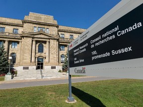 The National Research Council Canada at 100 Sussex Drive.  Errol McGihon/Postmedia