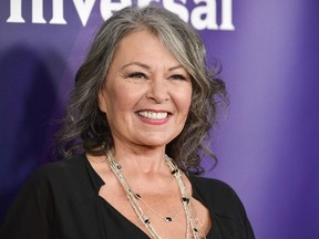 Roseanne Barr arrives at the NBC Universal Summer Press Day on Tuesday, April 8, 2014, in Pasadena, Calif. (THE CANADIAN PRESS/AP)