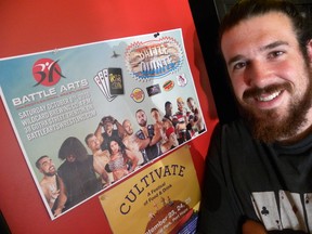 Ernst Kuglin/The Intelligencer
Nate Card, owner of Wildcard Brewing Co. in Trenton, says Battle at Quinte will feature a strongman competition, arm wrestling and, the main attraction, Mississauga-based Battle Arts Academy. The battle is set for Oct. 8 at Wildcard’s Gotha Street location in Trenton.