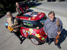 The Mongrels, from left, Robert Charles-Dunne, Joel Gehman and Ed Kaszuba will be among the bands playing Fab Four songs at The London Beatles Festival Friday to Sunday in venues around London. (CRAIG GLOVER, The London Free Press)