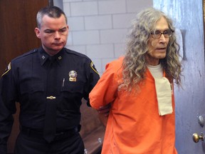 In this Jan. 7, 2013, file pool photo, convicted serial killer Rodney Alcala appears in court in New York. Alcala, an imprisoned serial killer already sentenced to death in California has been charged in connection with the killing of a 28-year-old whose remains were found in southwest Wyoming in 1977. Wyoming police charged Alcala on Tuesday, Sept. 21, 2016 with first-degree murder in connection with the death of Christine Ruth Thornton. (AP Photo/David Handschuh, Pool, File)