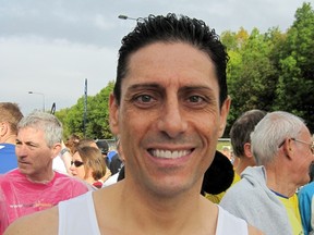 This is a Sept. 18, 2011 file photo of CJ de Mooi. Quiz-show champion CJ de Mooiwho who appeared on the long-running BBC show "Eggheads" has been arrested on suspicion of committing murder in the Netherlands. London's Metropolitan Police says Joseph Connagh, whose professional name is C.J. de Mooi, was arrested at Heathrow Airport Wednesday Sept. 21, 2016 on a Dutch-issued European Arrest warrant. (Hugh Macknight/PA, File via AP)