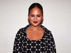 Chrissy Teigen backstage at the Michael Kors Spring 2017 Runway Show during New York Fashion Week at Spring Studios on September 14, 2016 in New York City. (Dimitrios Kambouris/Getty Images for Michael Kors)