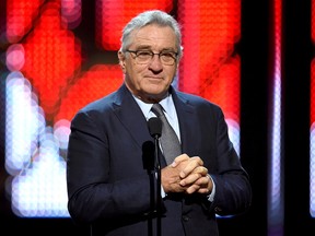 Actor Robert De Niro speaks onstage during Spike TV's 10th Annual Guys Choice Awards at Sony Pictures Studios on June 4, 2016 in Culver City, California. (Photo by Kevin Winter/Getty Images)