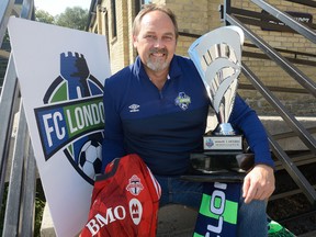Ian Campbell, president of London FC. (MORRIS LAMONT, The London Free Press)