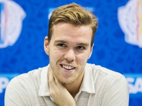 Team North America's Connor McDavid can't wait to represent Canada at future international competitions like the Olympics -- if the NHL allows its players to participate. (Mark Blinch/The Canadian Press)