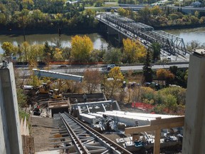 Urban staircase takes shape in Edmonton's river valley